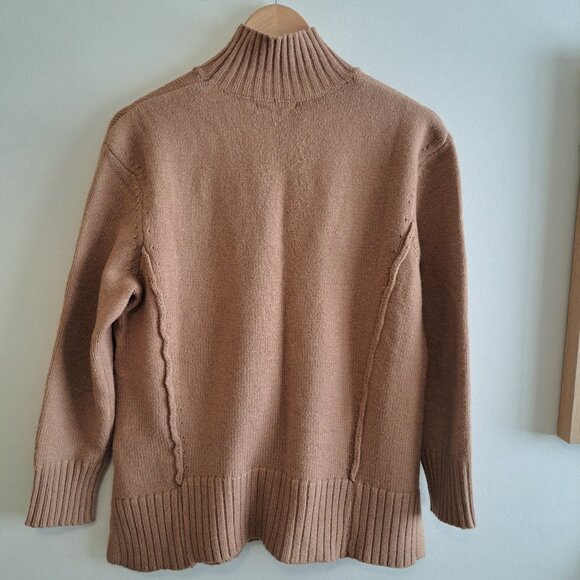 Women's Mock Neck Sweater - Picture 2 of 5